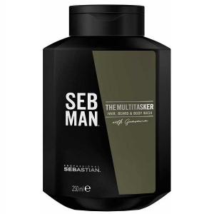 Seb Man The Multi-Tasker 3in1 Hair, Beard & Body Wash 250ml